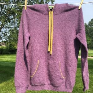 CASHMERE purple pullover sweater :)